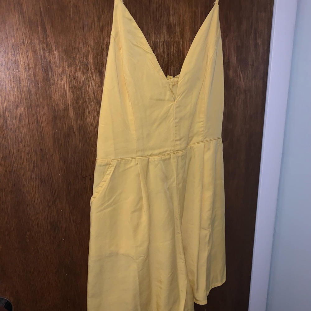 Cut-Out Yellow Romper